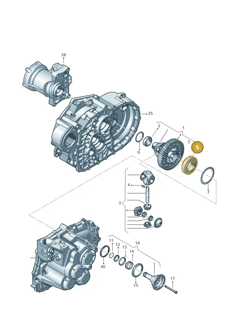 002517185A — Volkswagen Golf estate (2009-2013) diagram 278409360, position 5