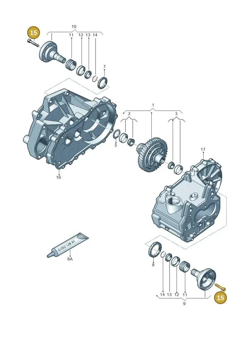 003507327 — Volkswagen Jetta 1.6 (2014-2018) diagram 746409130, position 15