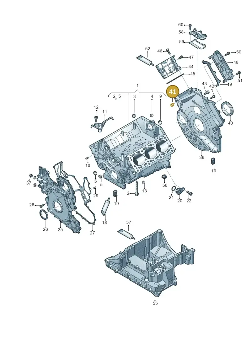 012301153H — Volkswagen Amarok twin cab (2022-) diagram 894103250, position 41