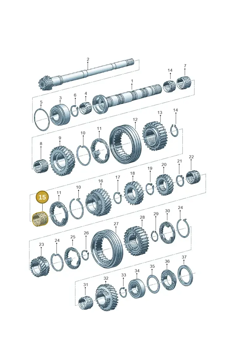 012311229K — Volkswagen PASSAT/4MOTION/W8 (2002-2005) diagram 123311540, position 15