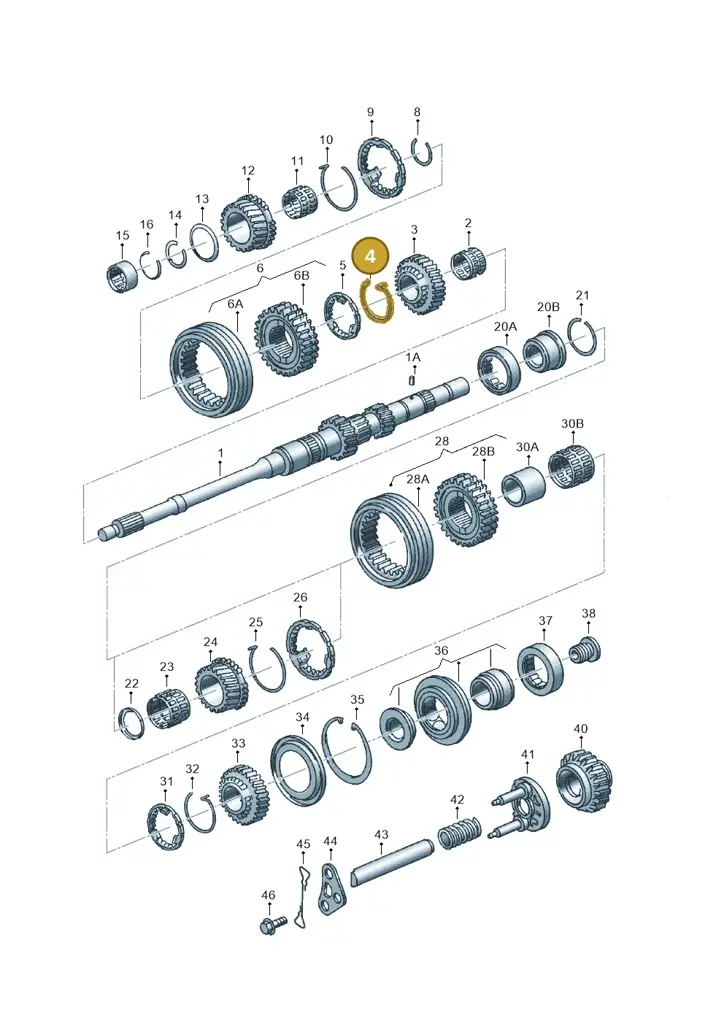 012311312D — Volkswagen Phaeton (lang) (2003-2006) diagram 118311340, position 4