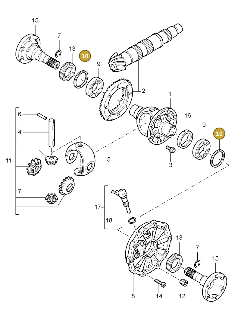 012409387AM — Porsche Cayman S (2005-2008) diagram p28305000, position 10