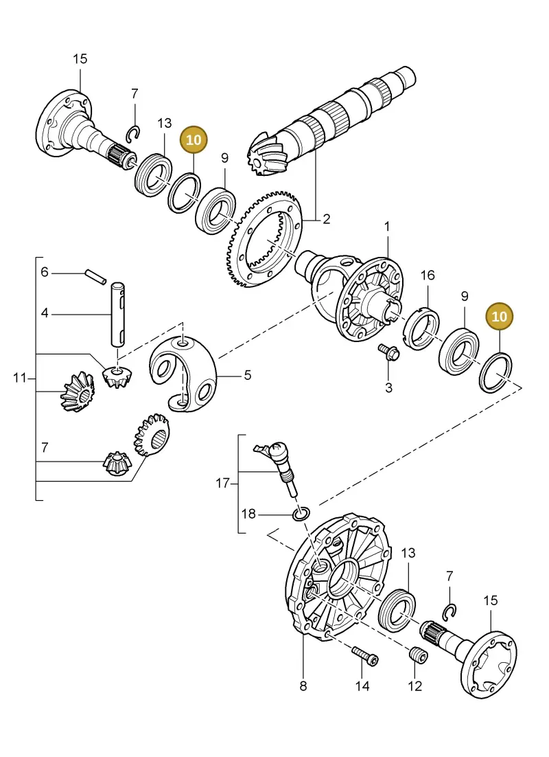 012409387AP — Porsche Boxster S (2004-2008) diagram p27305000, position 10