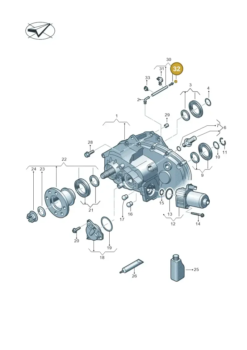 014301485 — Volkswagen Amarok twin cab (2022-) diagram 683341200, position 32