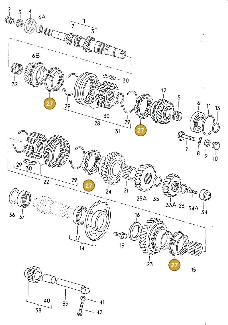 014311295D — Volkswagen JETTA (FAW)            91> (1991-) diagram 070086000, position 27