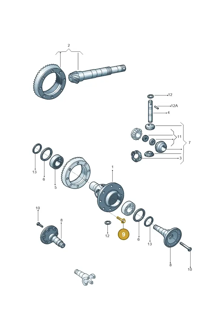 014409135A — Volkswagen Kombi (2011-) diagram 308517200, position 9