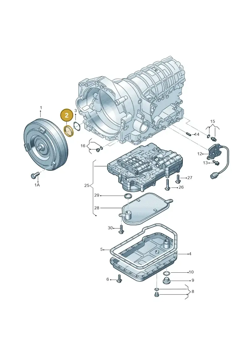 018321243 — Volkswagen Phaeton 4motion (2010-2016) diagram 710321080, position 2