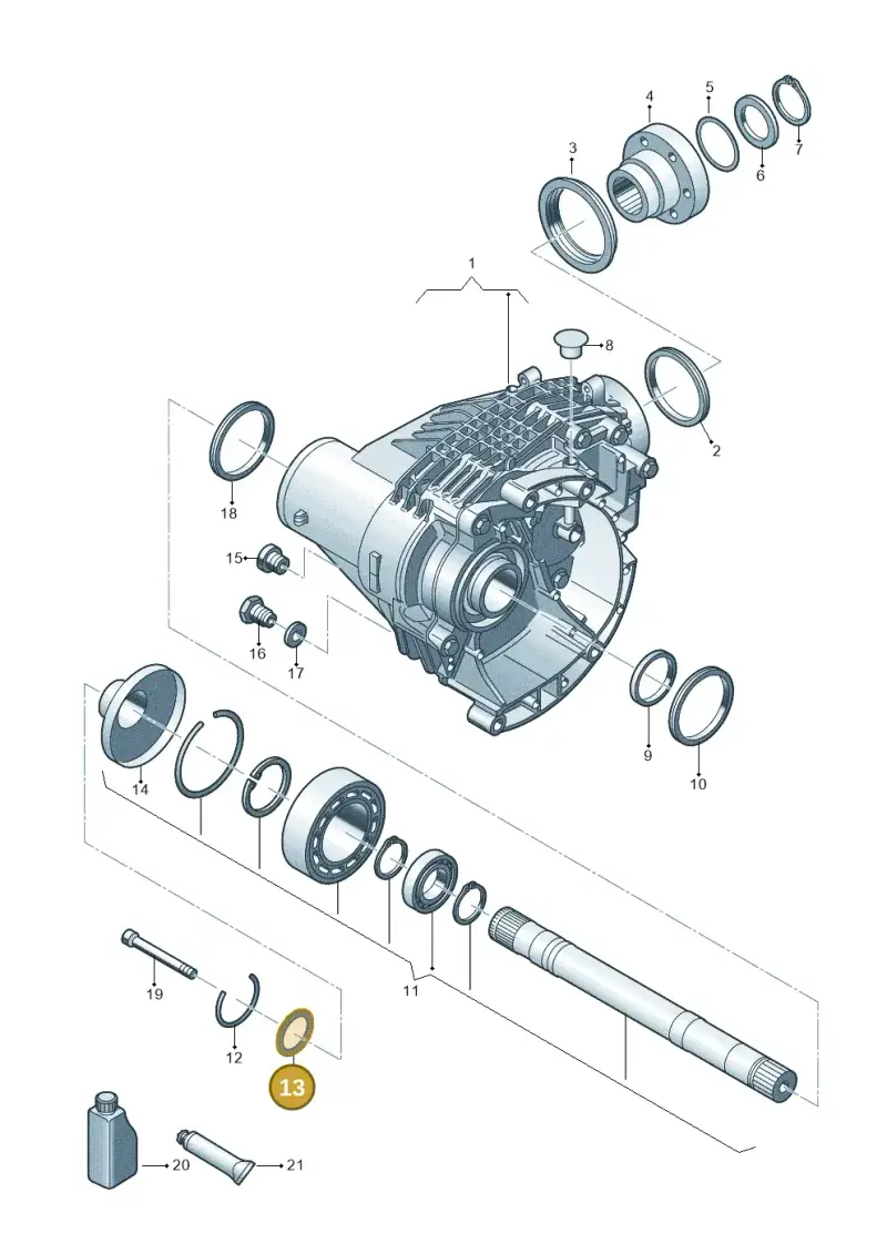 01M323255 — Volkswagen Transport. multivan (2019-2024) diagram 861409000, position 13