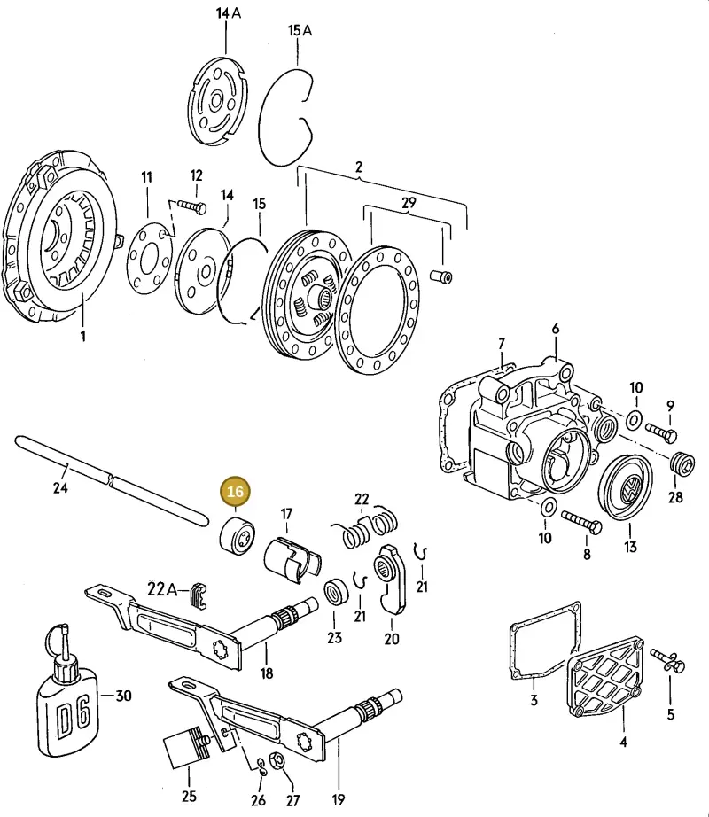 020141165H — Volkswagen Scirocco (1981-1981) diagram 026053000, position 16