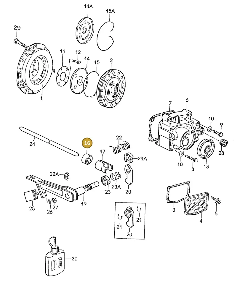 020141165H — Volkswagen Golf/Jetta  "USA","MEX"89>92 (1988-1992) diagram 042023000, position 16