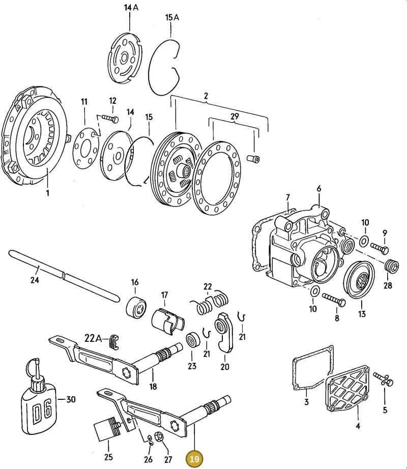 020141701N — Volkswagen Scirocco (1981-1981) diagram 026053000, position 19