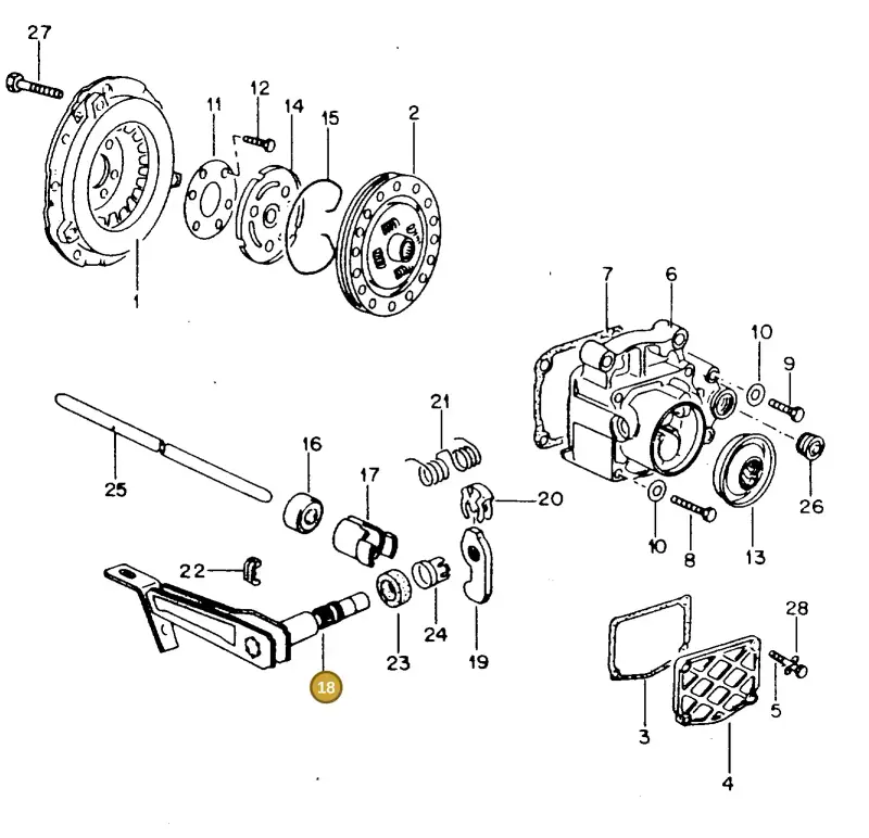 020141701N — Volkswagen GOLF,JETTA (MEX) (1987-1992) diagram 108029000, position 18