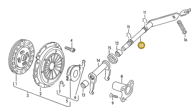 020141701N — Volkswagen CITI GOLF        "ZA"M.96> (1996-) diagram 121141100, position 10