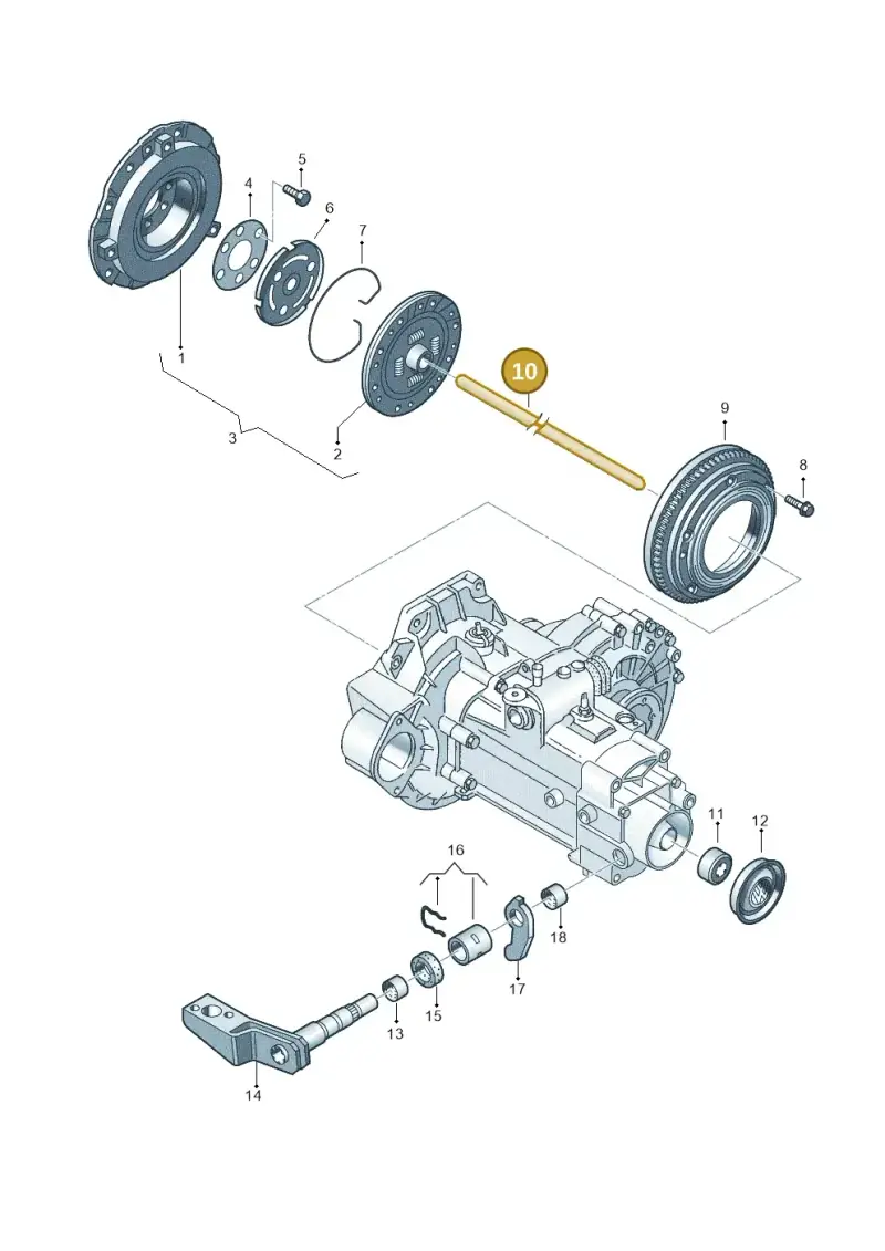 020141741B — Volkswagen Jetta/Wagon (2002-2006) diagram 201141300, position 10