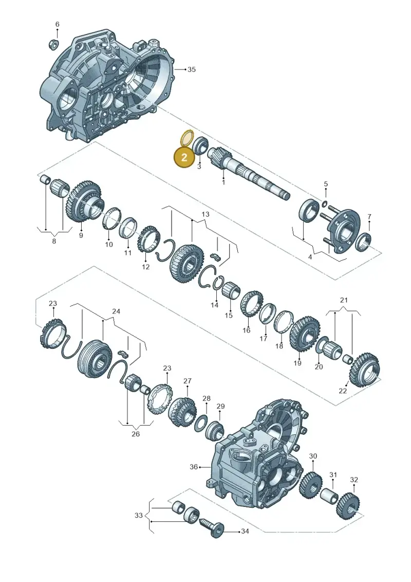 020398391 — Volkswagen Scirocco 2.0 (2014-2017) diagram 746311300, position 2