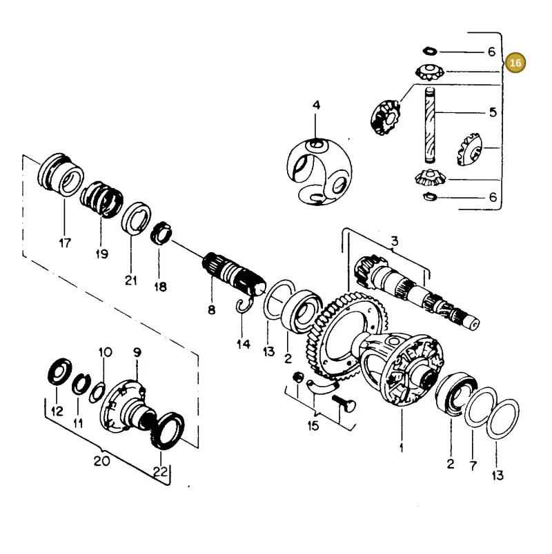 020498081A — Volkswagen GOLF,JETTA (MEX) (1987-1992) diagram 108056000, position 16