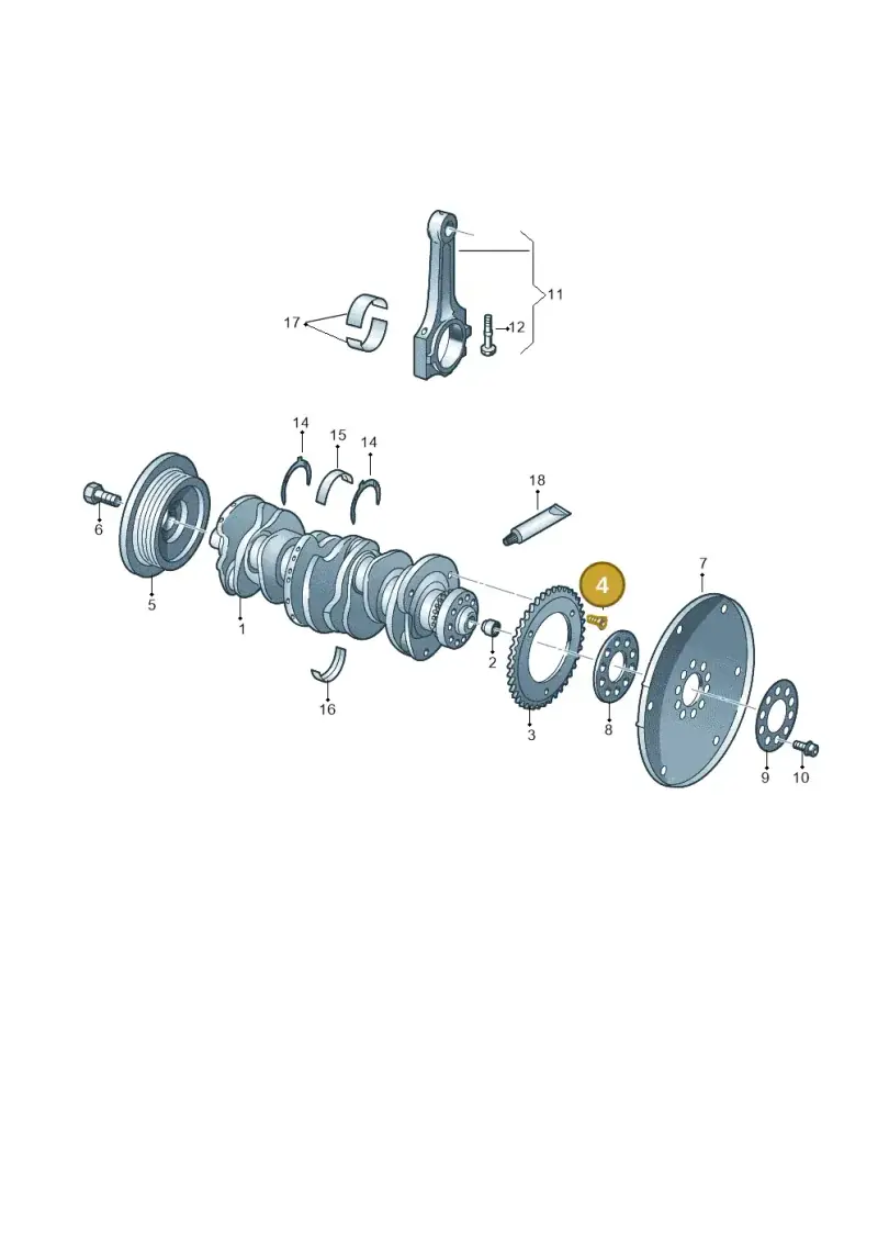 021105229 — Volkswagen Atlas Cross Sport (2019-2023) diagram 829105300, position 4