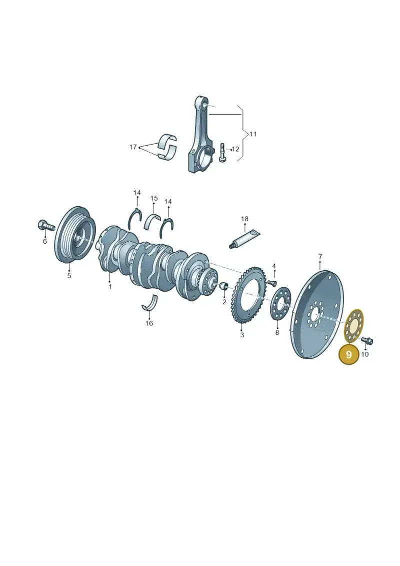 021105301 — Volkswagen Atlas Cross Sport (2019-2023) diagram 829105300, position 9