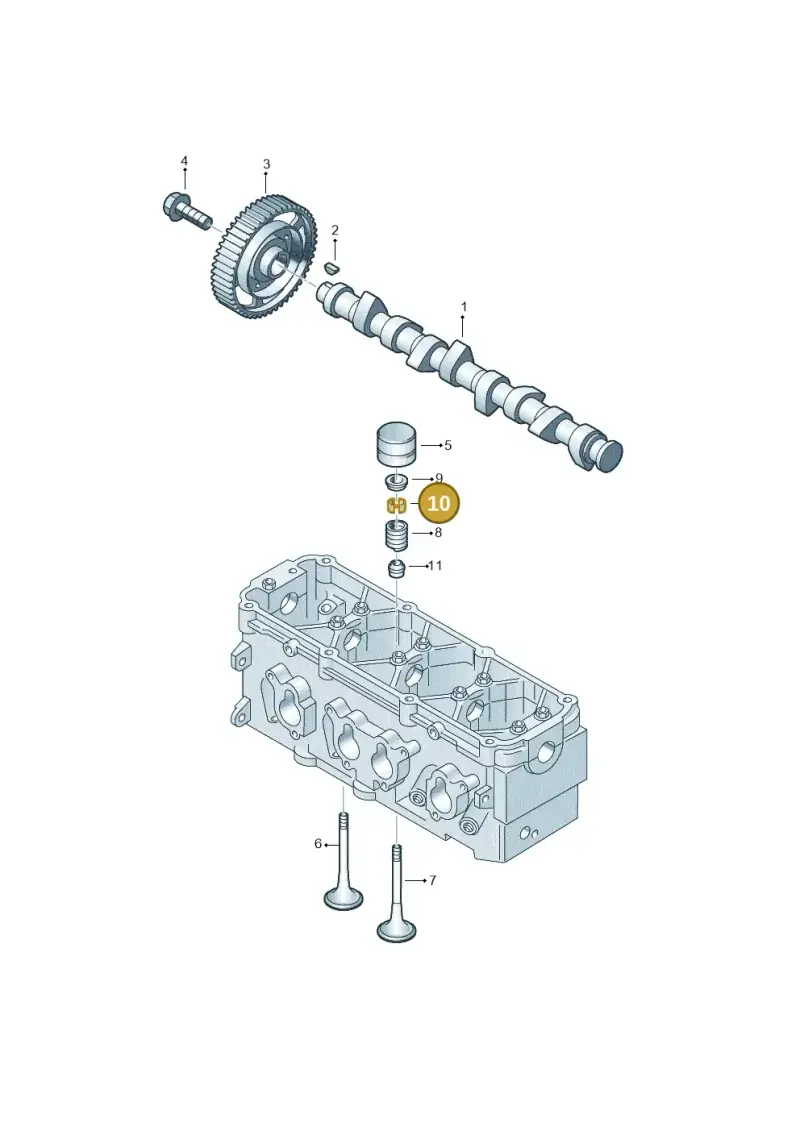 021109651 — Volkswagen Caddy Maxi Kombi (2010-2015) diagram 477109250, position 10
