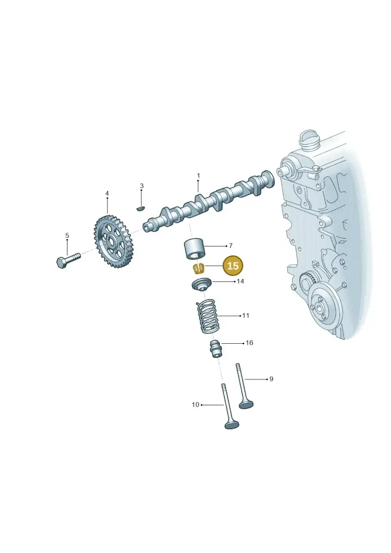021109651 — Volkswagen Jetta 2.0 (2015-2015) diagram 880109300, position 15