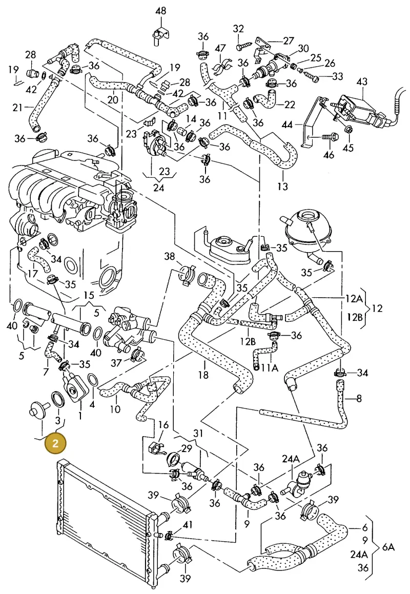 021117061B — Volkswagen Transporter            96 (1996-1996) diagram 179121650, position 2