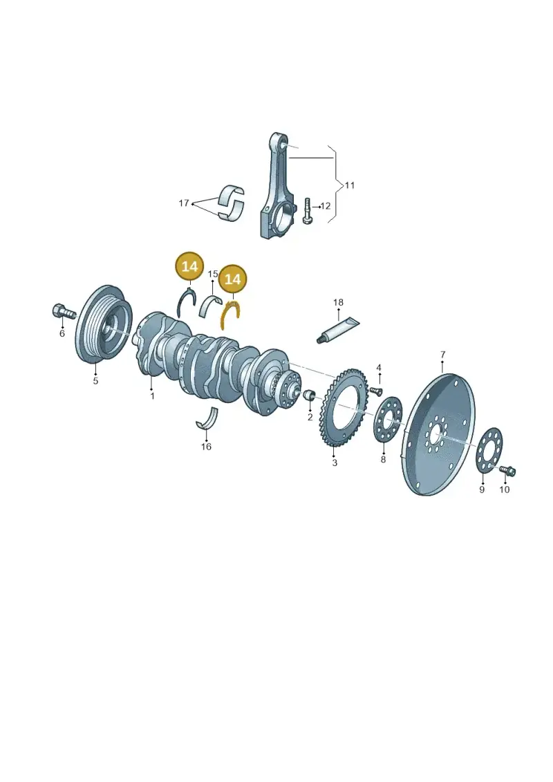 022105635 — Volkswagen Atlas Cross Sport (2019-2023) diagram 829105300, position 14