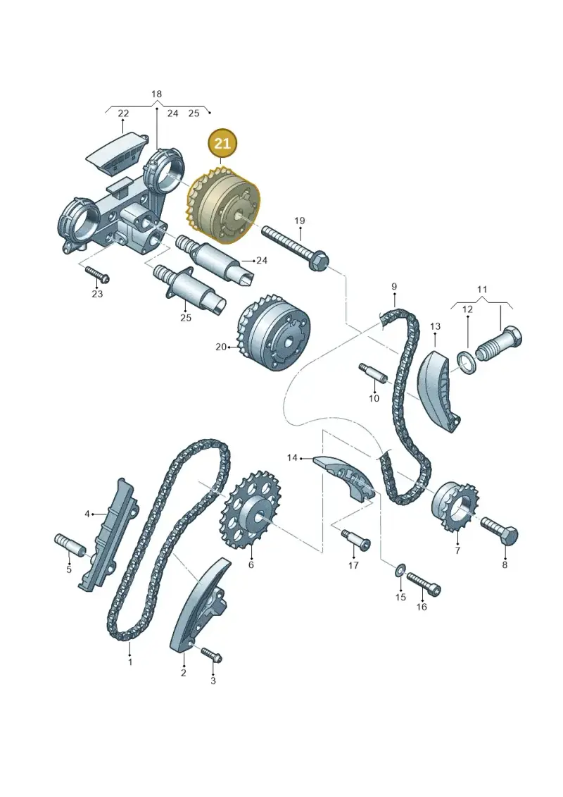 022109088G — Volkswagen GOLF/VAR./4MOT. A4     02 (2001-2002) diagram 244109900, position 21