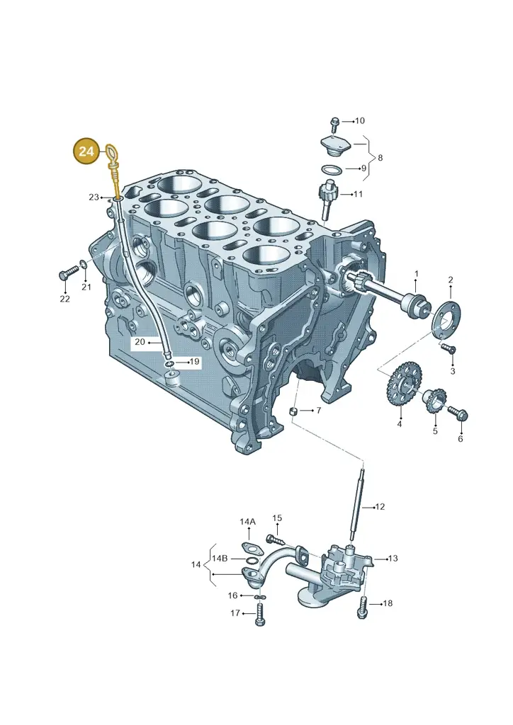 022115607S — Volkswagen Transp. caravelle (2008-2009) diagram 195115300, position 24