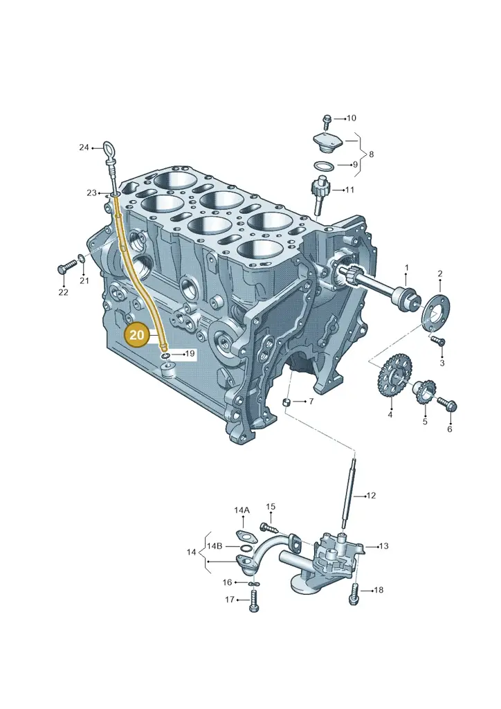 022115629N — Volkswagen Transp. caravelle (2008-2009) diagram 195115300, position 20