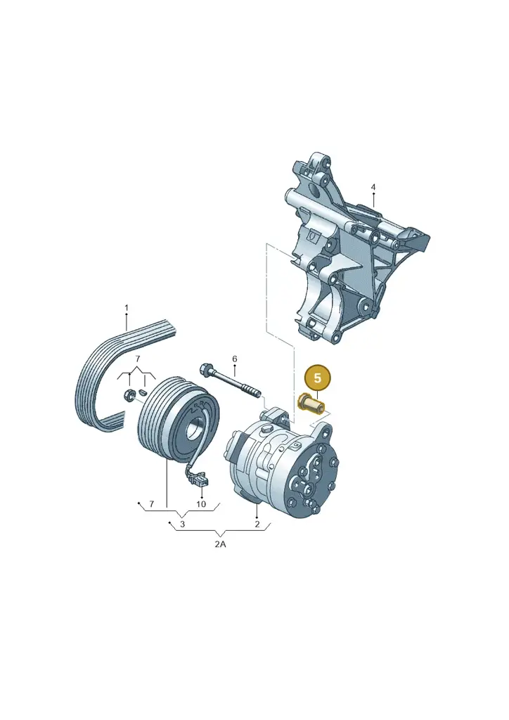 022260087 — Volkswagen GOLF/VAR./4MOT. A4 02 (2001-2002) diagram 194260100, position 5