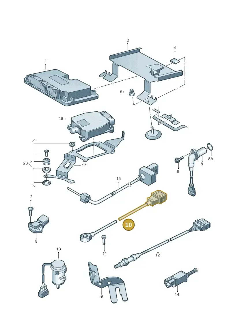 022905376 — Volkswagen Passat CC (2008-2012) diagram 409906300, position 10