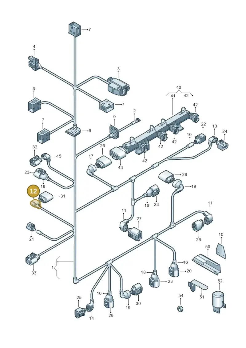 022971921 — Volkswagen Transp. caravelle (2011-2015) diagram 410971100, position 12
