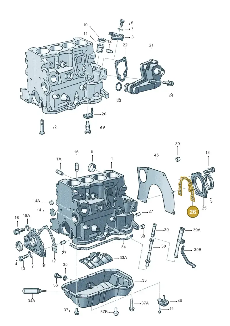 026103181B — Volkswagen Passat syncro/4Motion (1998-2000) diagram 118103100, position 26