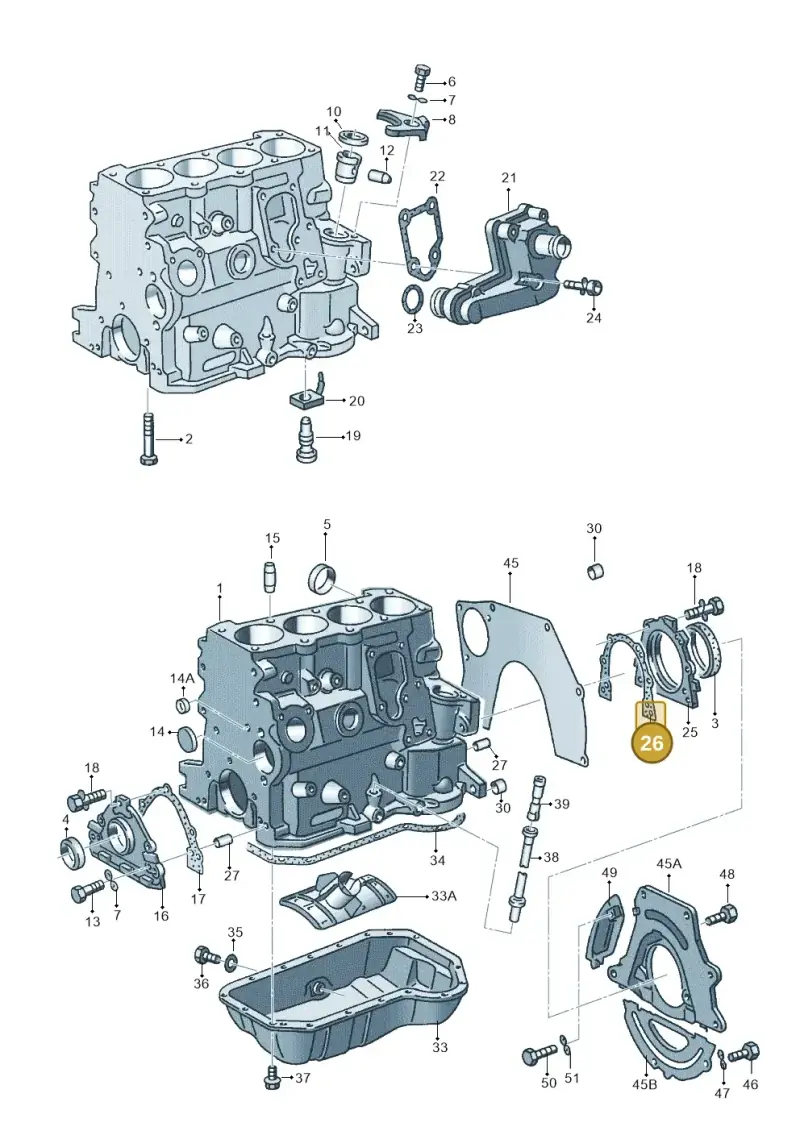 026103181B — Volkswagen GOLF CABRIO (2002-2002) diagram 121103100, position 26
