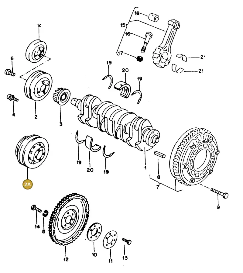 026105243A — Volkswagen GOLF,JETTA (MEX) (1987-1992) diagram 108006000, position 2A