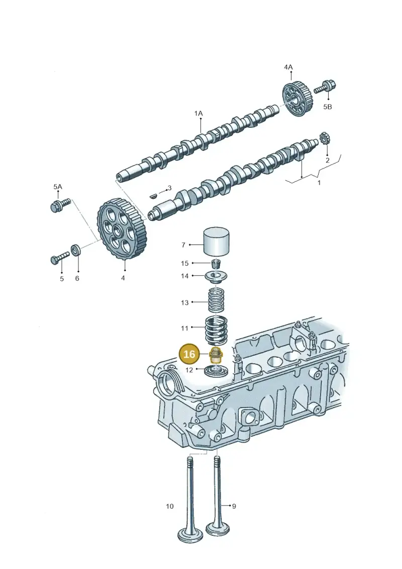 026109675 — Volkswagen LT, LT 4X4 (2003-2006) diagram 117109200, position 16