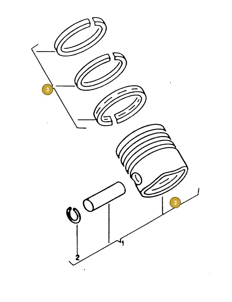 026198155A — Volkswagen GOLF,JETTA (MEX) (1987-1992) diagram 108007000, position 3