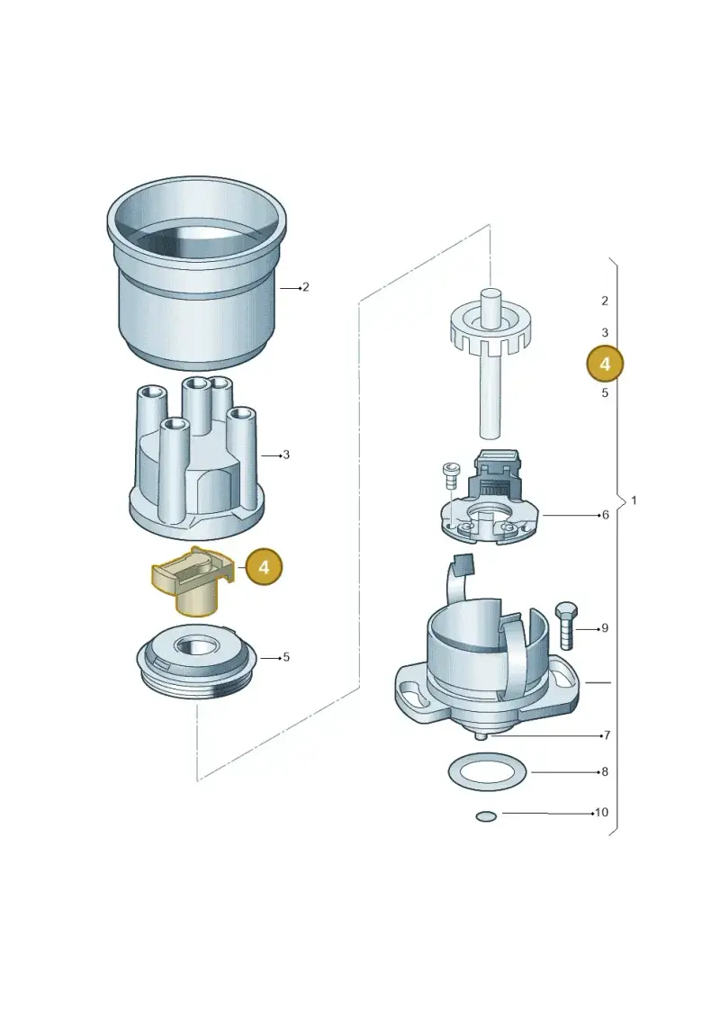 026905225K — Volkswagen POLO CLASSIC/VARIANT (1996-1999) diagram 158905300, position 4