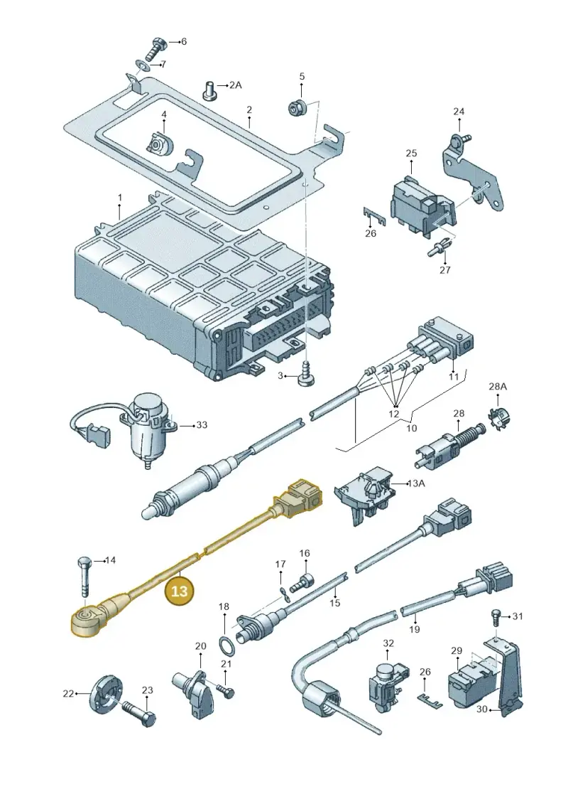 0269053772 — Volkswagen CADDY-KOMBI/KASTENW.   06> (2005-) diagram 121906100, position 13