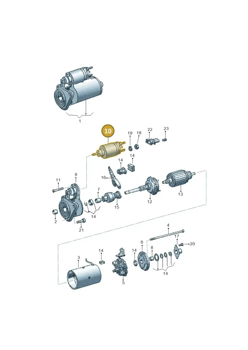 026911287 — Volkswagen Transporter            96 (1996-1996) diagram 117911100, position 10