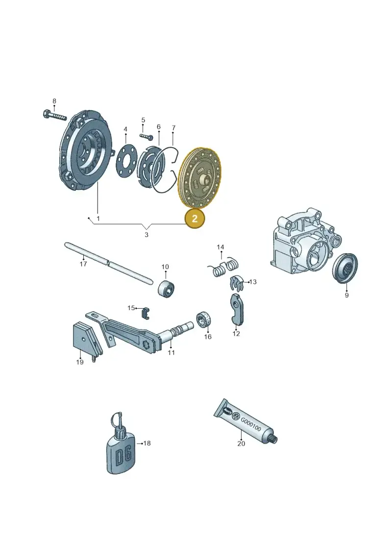 027141033SX — Volkswagen POLO CLASSIC/VARIANT (1999-2001) diagram 121141200, position 2