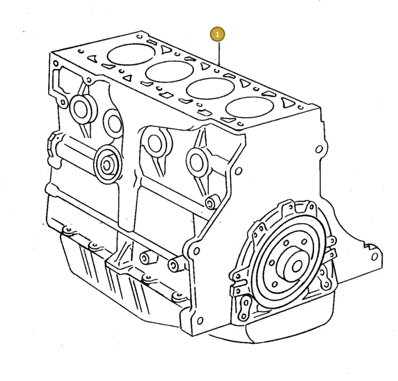 028100035JX — Volkswagen CADDY-KOMBI/KASTEN (1995-2003) diagram 138100100, position 1