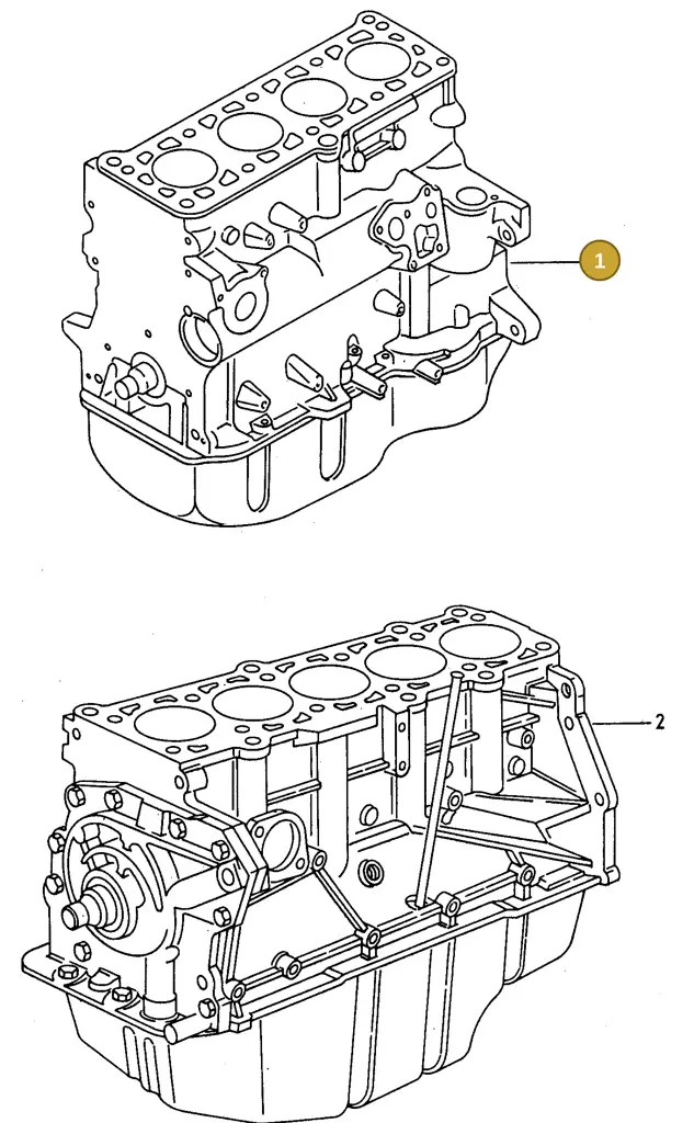 028100103E — Volkswagen Golf/Ecomatic 95 (1994-1995) diagram 119100100, position 1