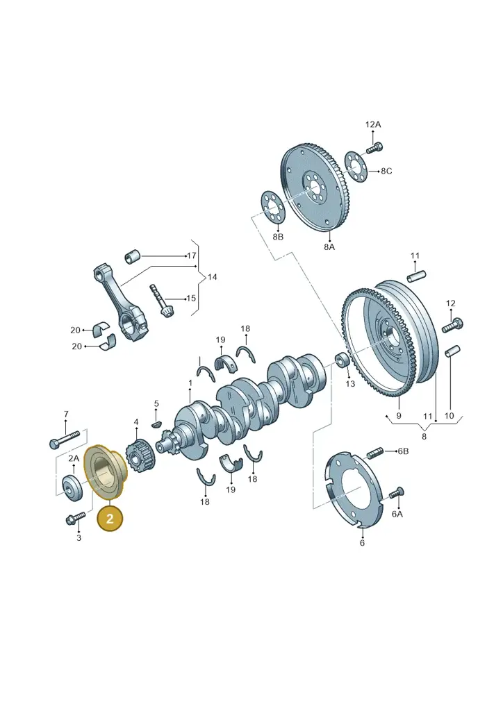 028105243AA — Volkswagen POLO (1994-1999) diagram 158105050, position 2