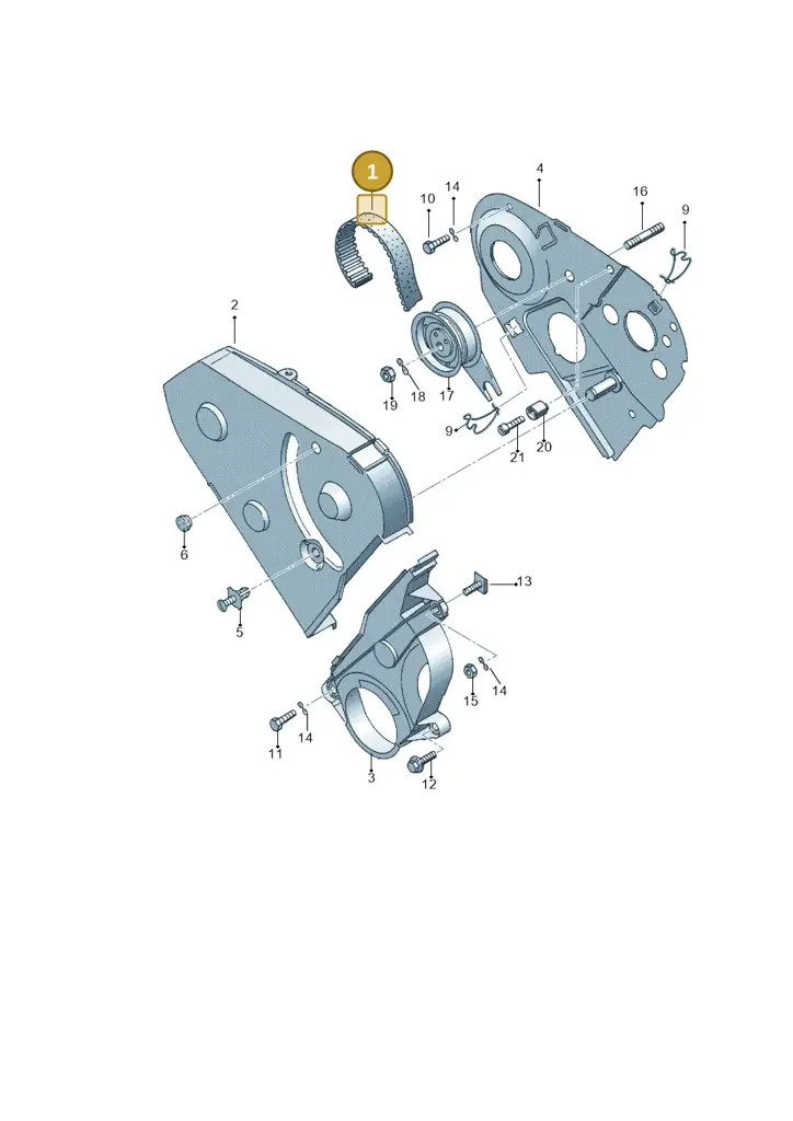 028109119K — Volkswagen Golf                   96 (1995-1996) diagram 117109600, position 1