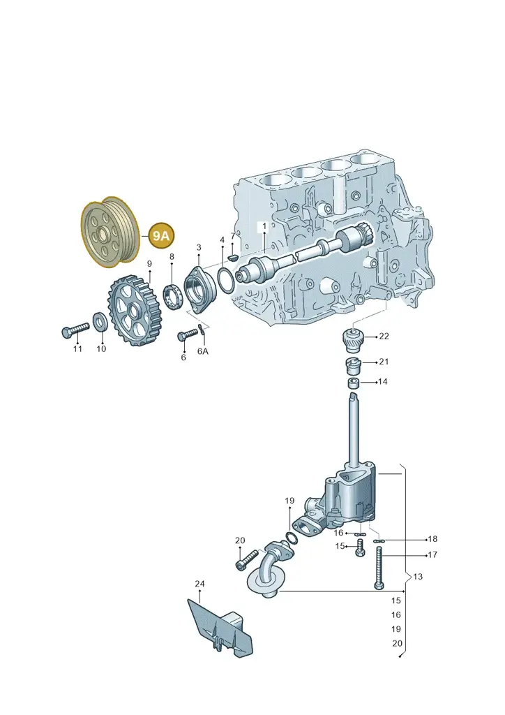 028115021E — Volkswagen LUPO/3L TDI (2003-2005) diagram 127115200, position 9A