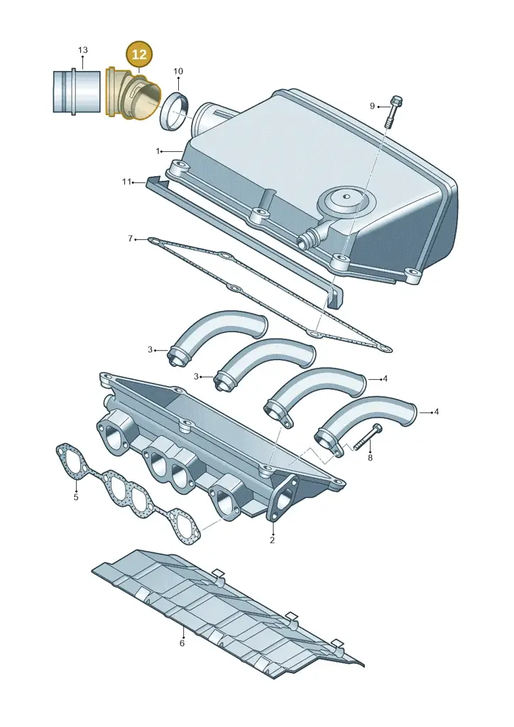 028129635N — Volkswagen LUPO/3L TDI (2003-2005) diagram 158129600, position 12