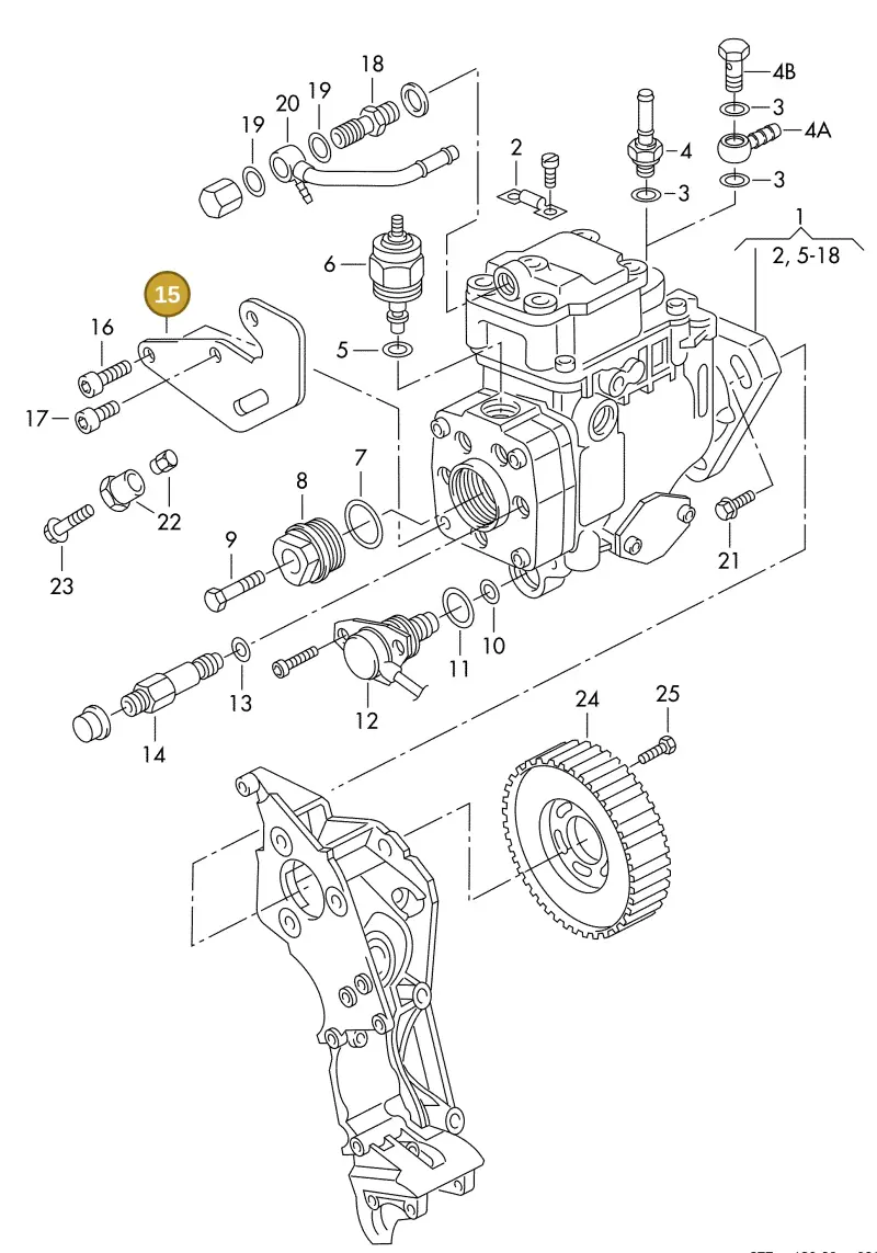 028130149B — Volkswagen MARINE-MOTOR           02> (2002-) diagram 277130200, position 15