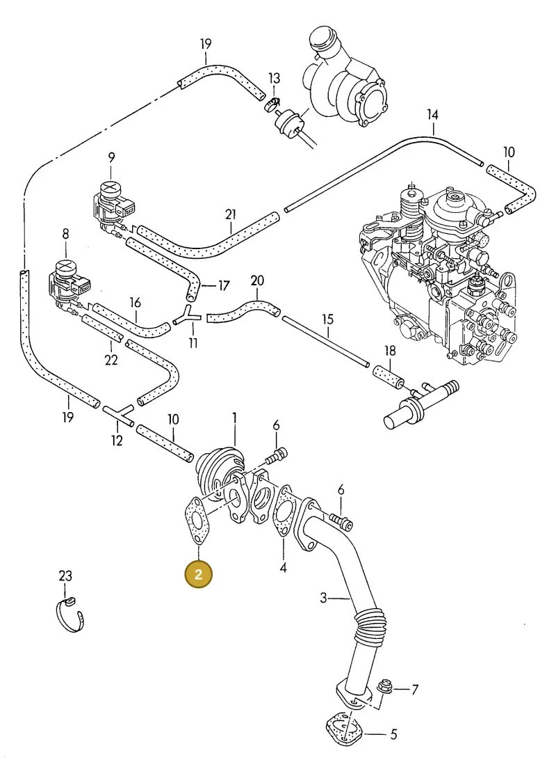 028131547F — Volkswagen POLO CLASSIC           06> (2005-) diagram 121131140, position 2