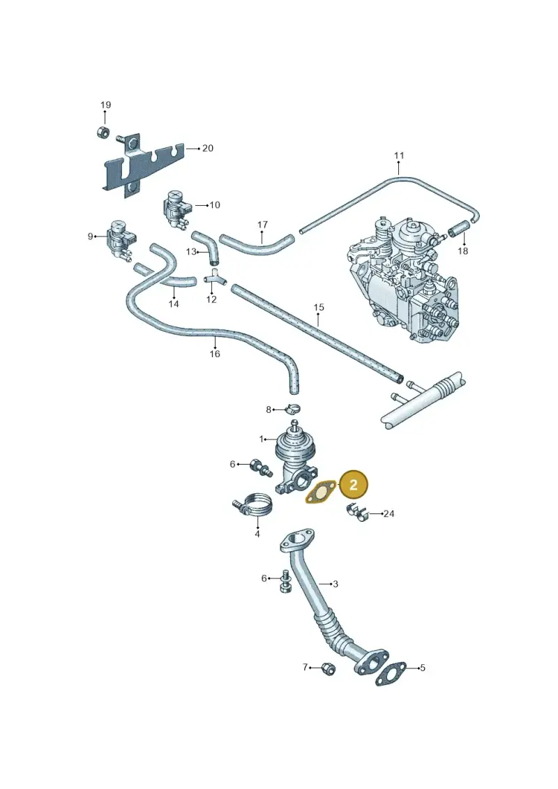 028131547F — Volkswagen CADDY-KOMBI/KASTENW.   06> (2005-) diagram 173131180, position 2